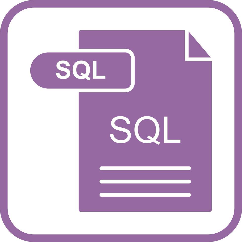 SQL Vector Icon