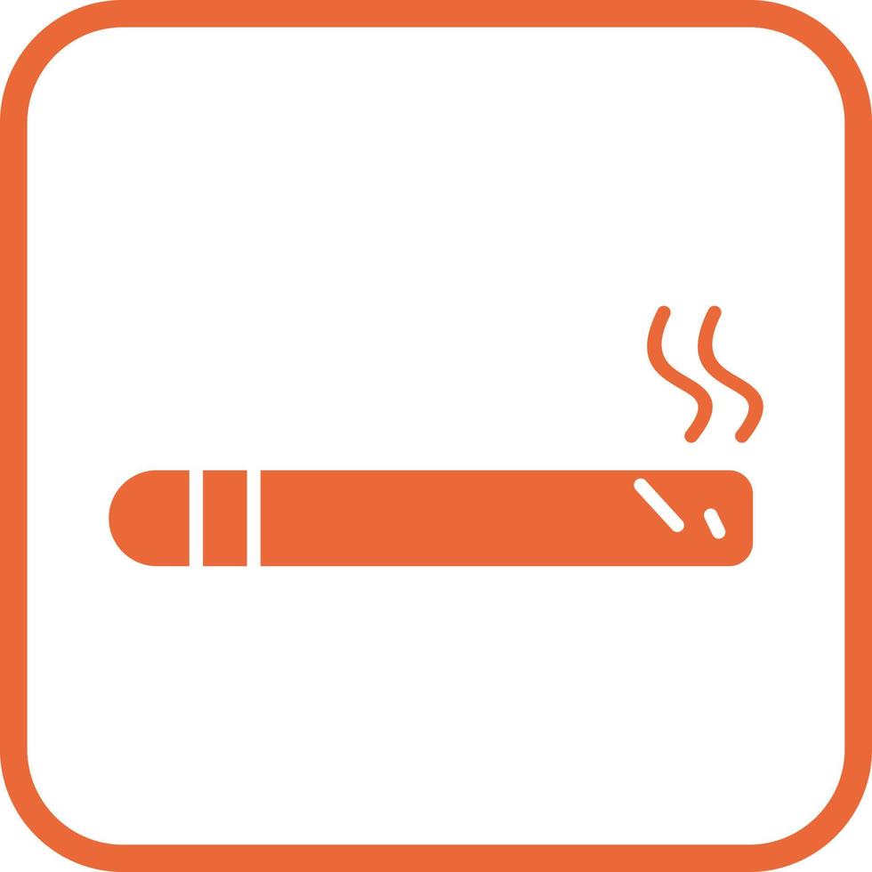 icono de vector de cigarro