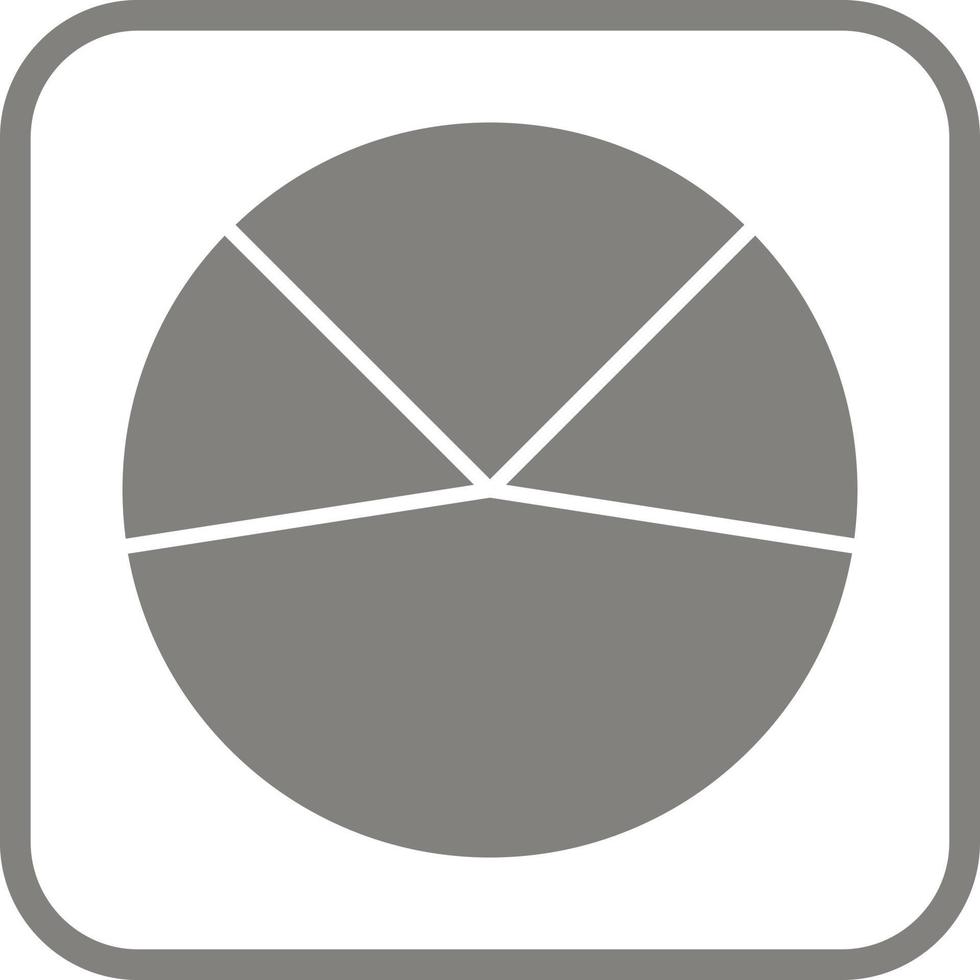 Pie Chart Analysis Vector Icon