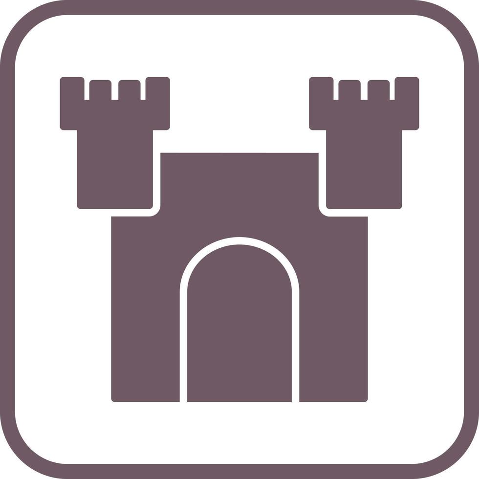 Unique Castle Vector Icon