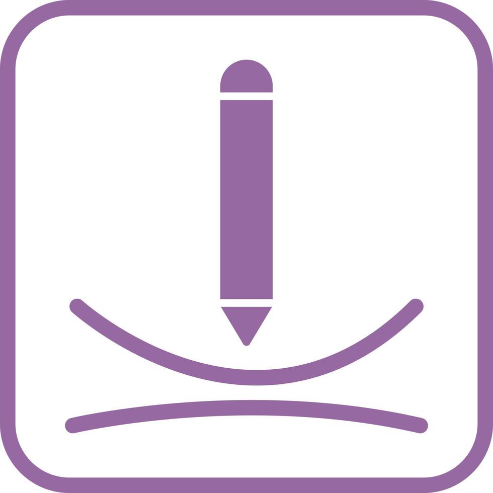 Draw Curve Vector Icon