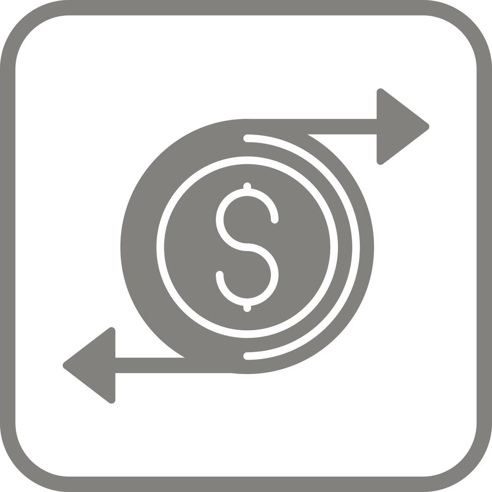 Money Flow Vector Icon