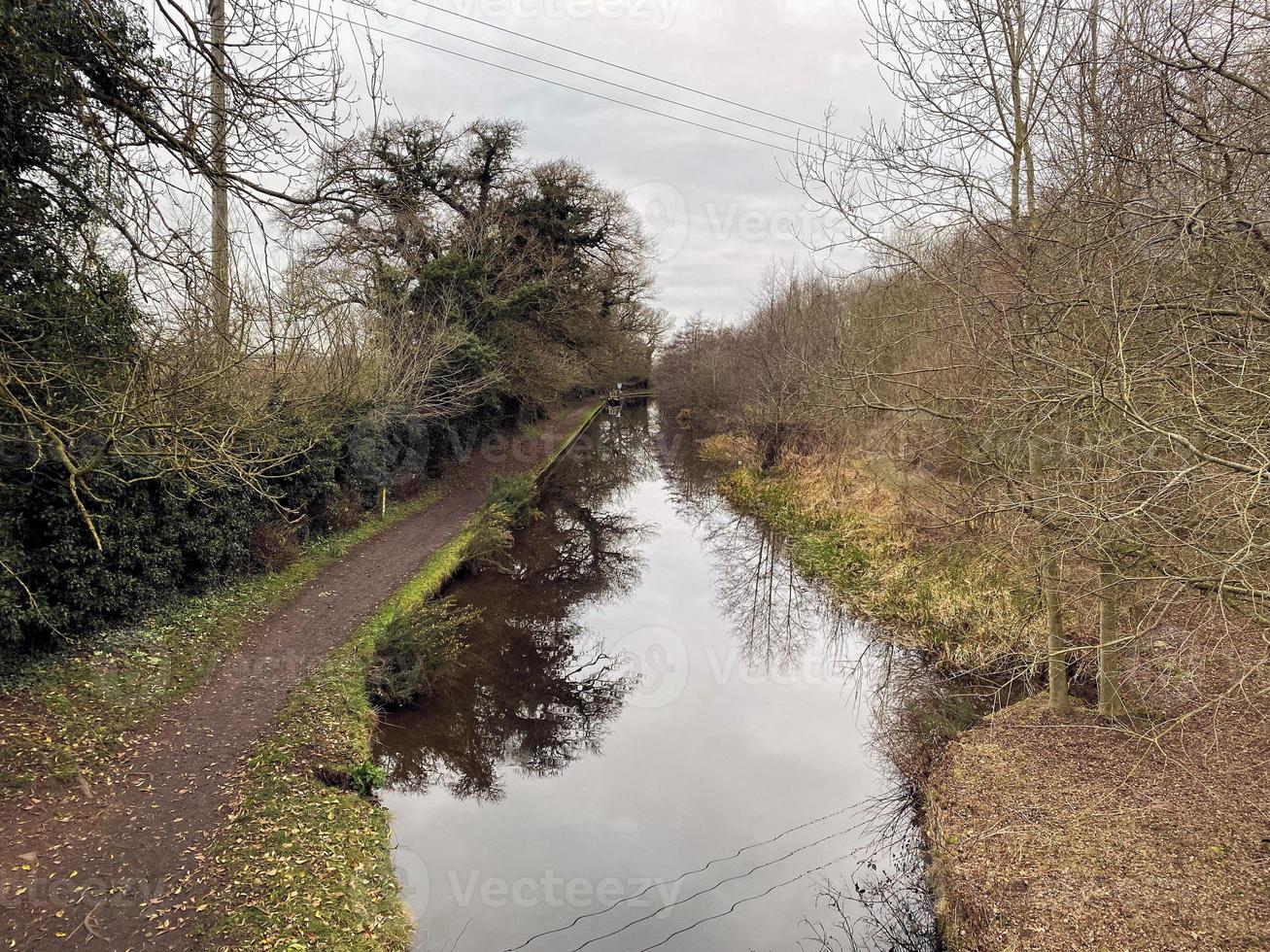 A view of the Canal near Whitchurch in Shropshire photo