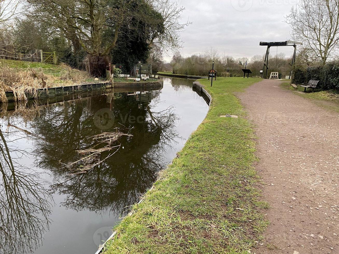 A view of the Canal near Whitchurch in Shropshire photo