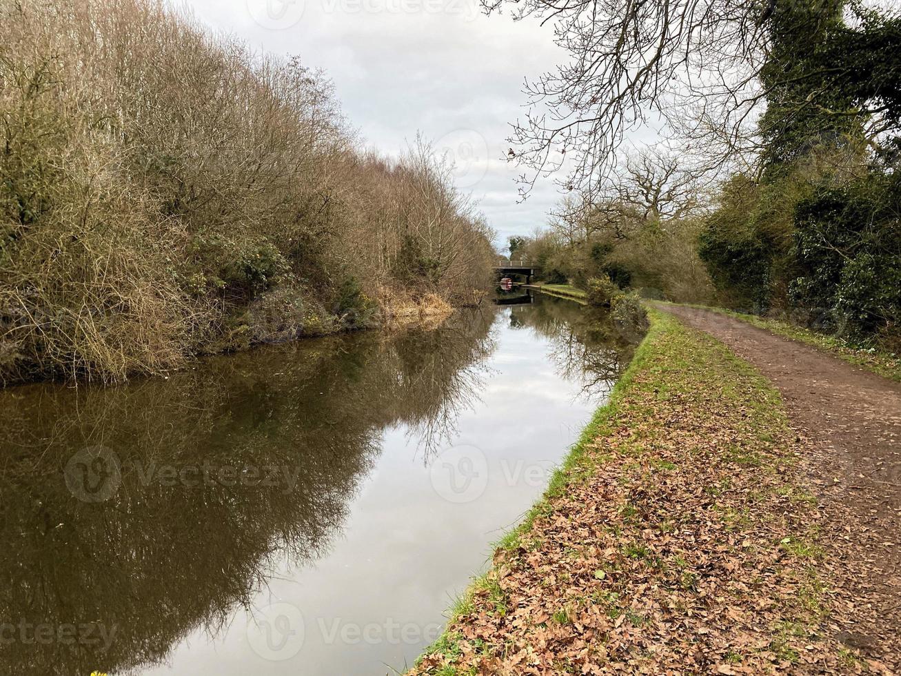 A view of the Canal near Whitchurch in Shropshire photo