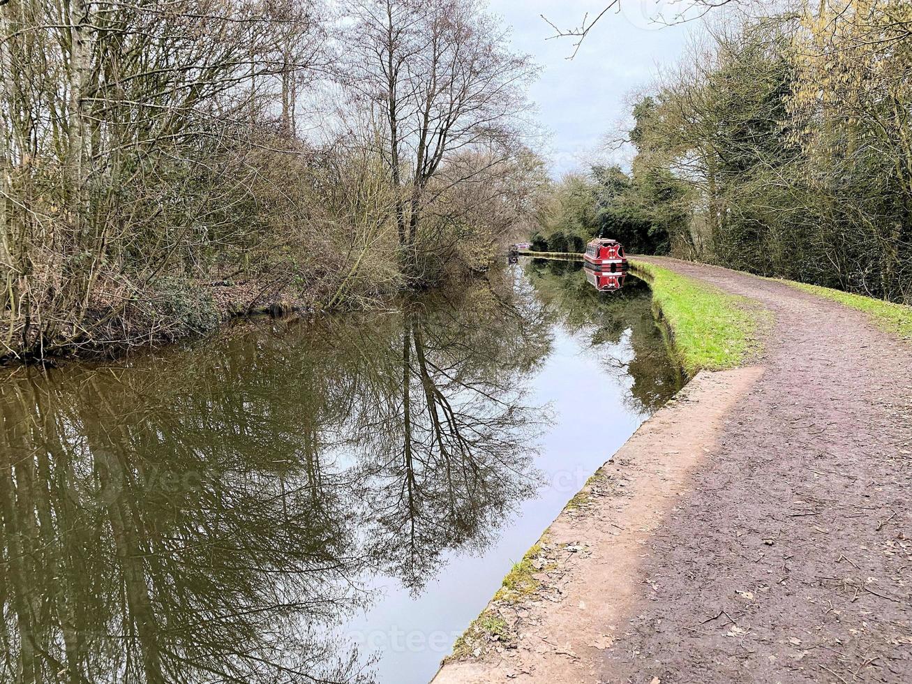 A view of the Canal near Whitchurch in Shropshire photo