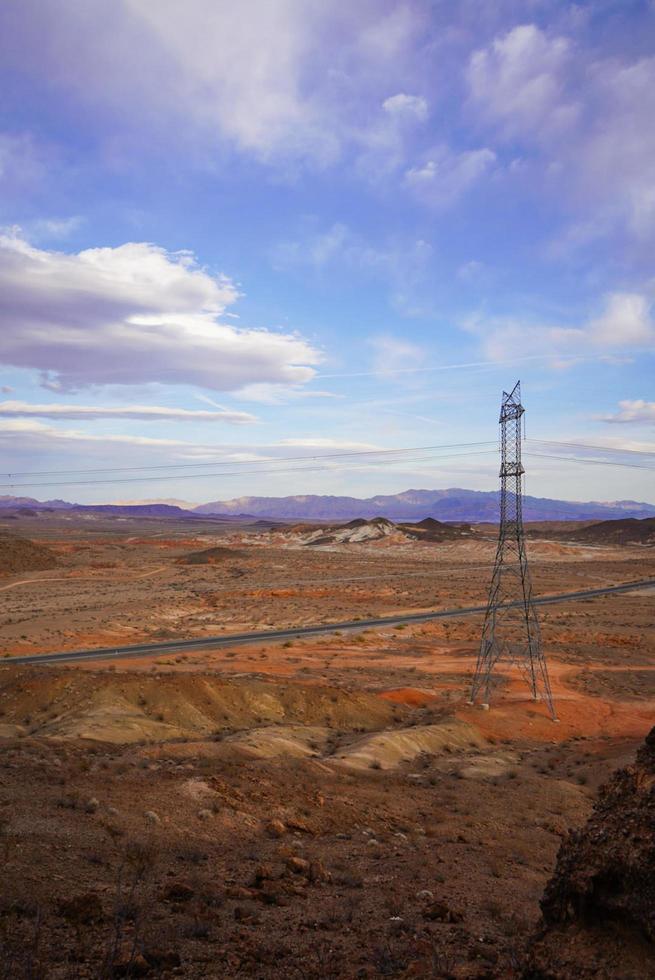 Electricity in the desert photo