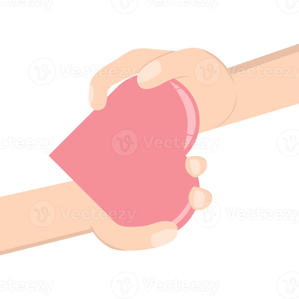 Hand Giving Heart Logo Symbol png