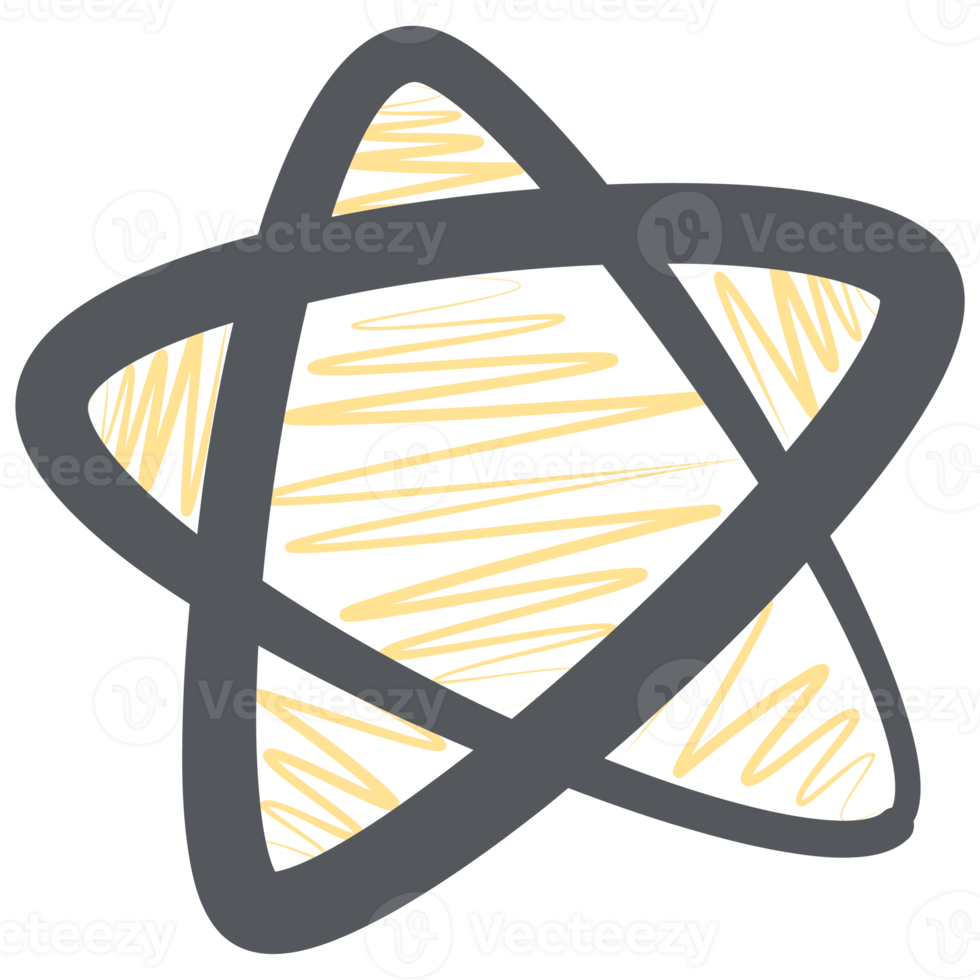 Hand Drawing Doodle Sketch Star Marks Line png