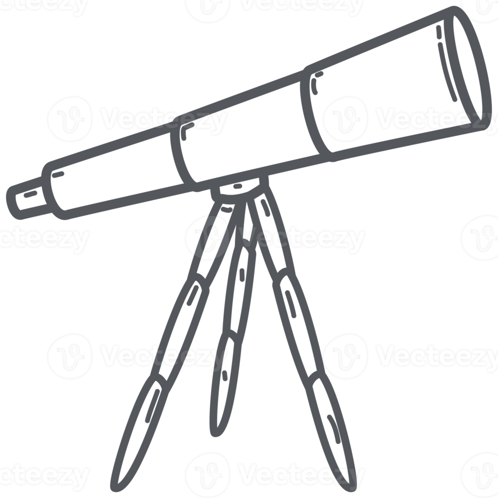 Space Star Binoculars Doodle Space Wars Line Art png