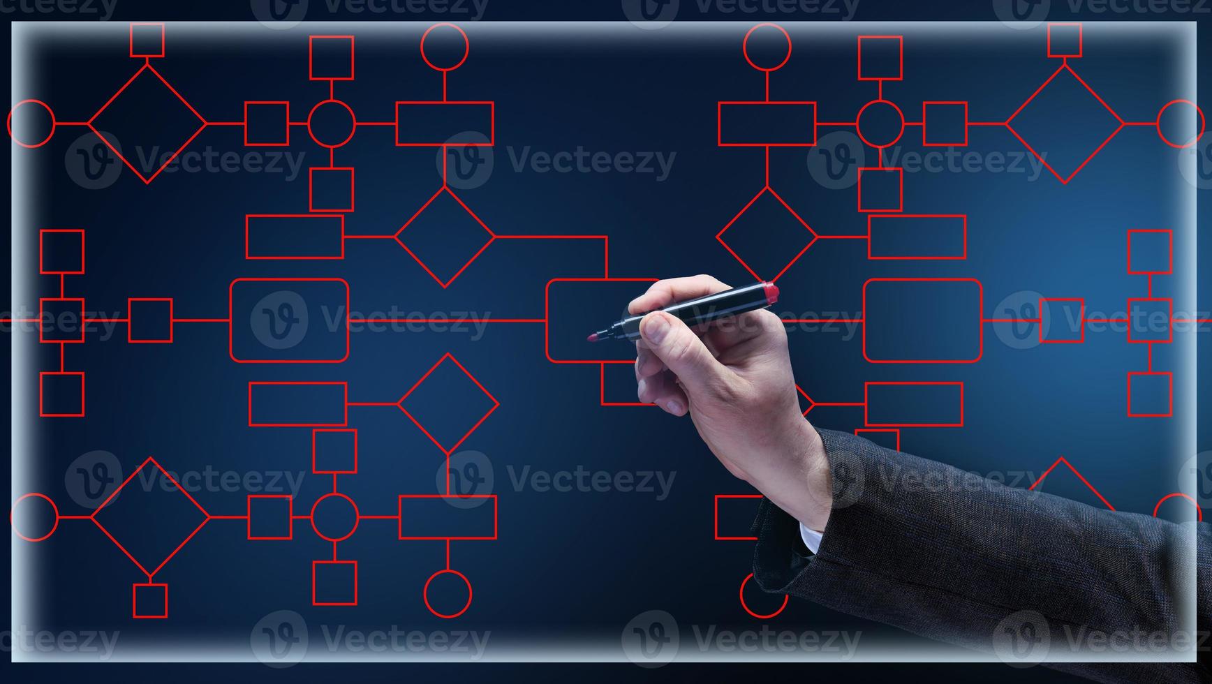 Automate business processes and workflows using flowcharts. Reduction of time for processing processes photo