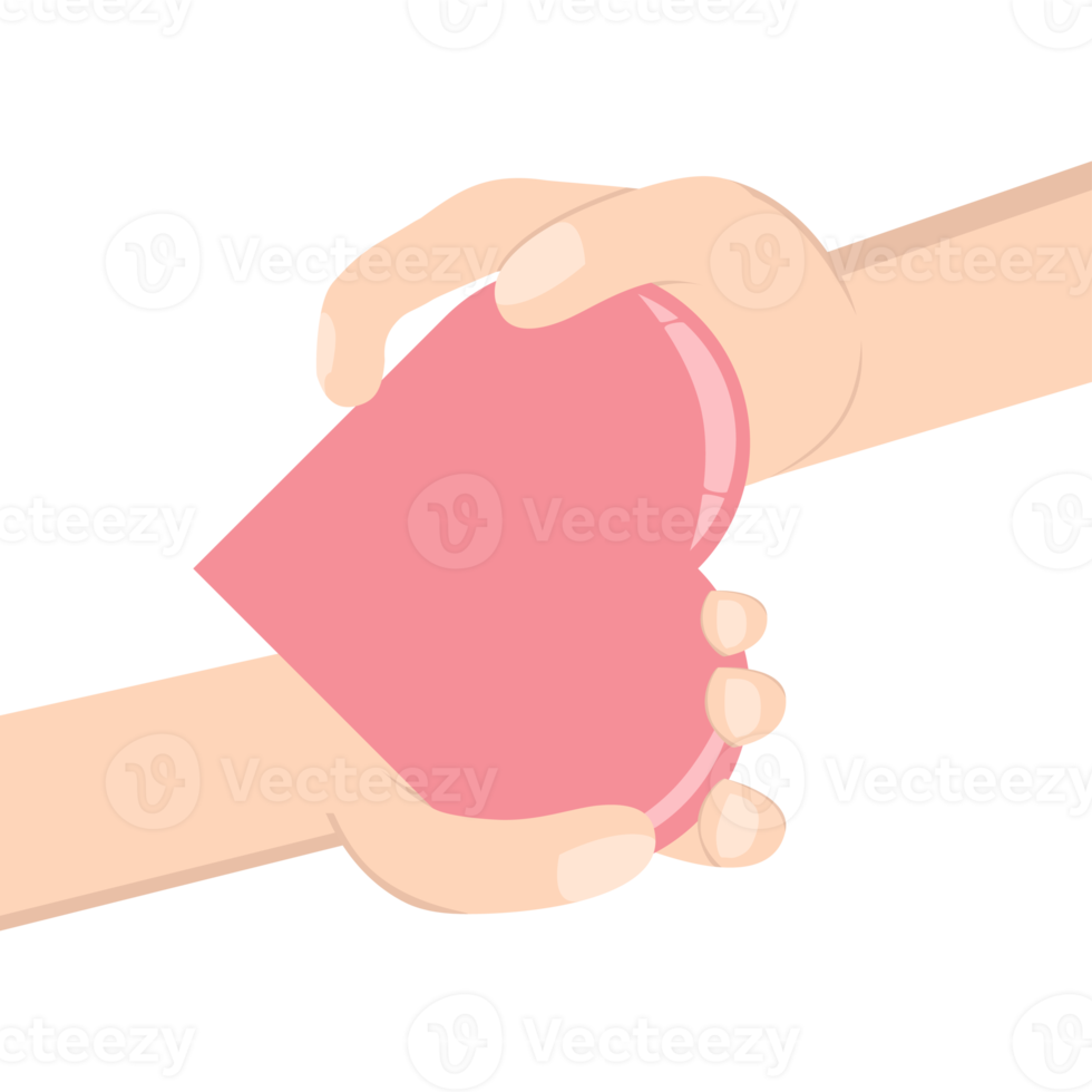 Hand Giving Heart Logo Symbol png