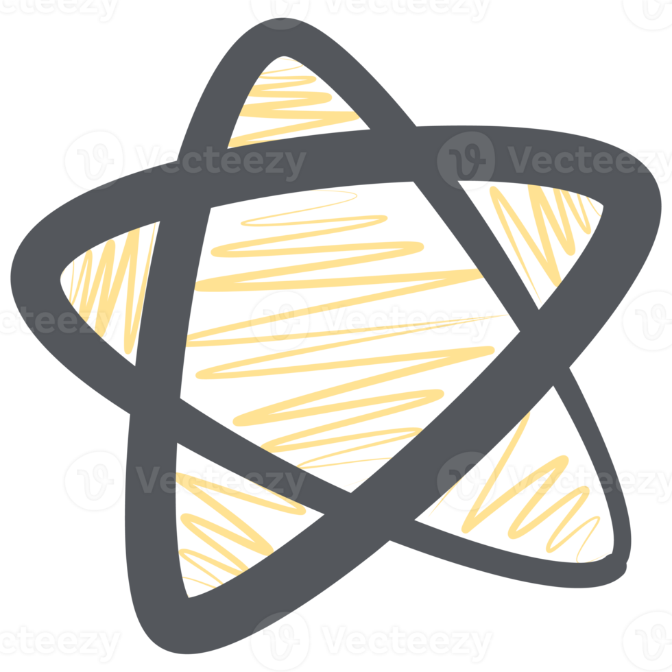 Hand Drawing Doodle Sketch Star Marks Line png
