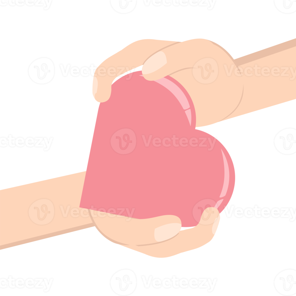 Hand Giving Heart Logo Symbol png