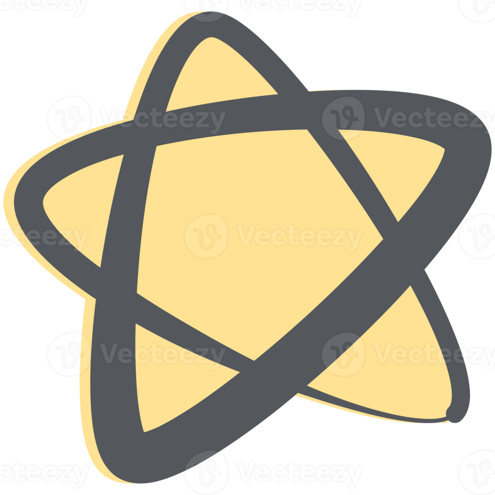 Hand Drawing Doodle Sketch Star Marks Line png