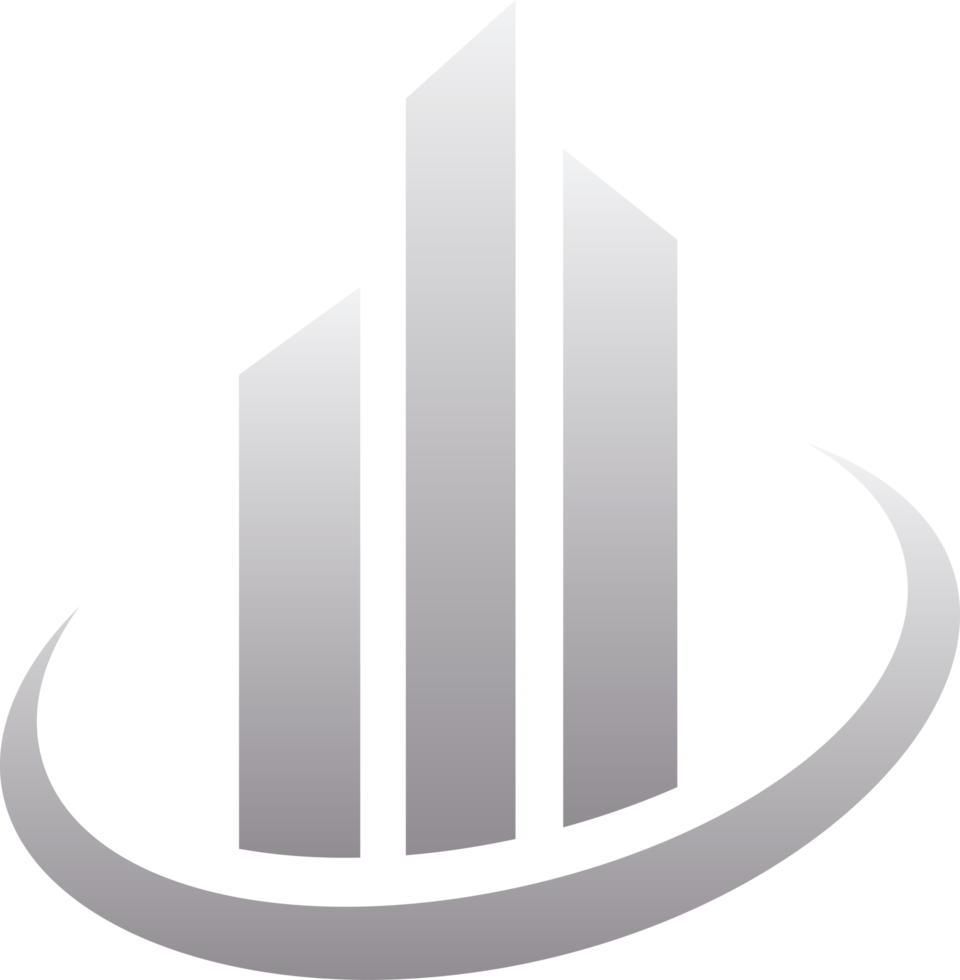 Modern real estate and construction logo png