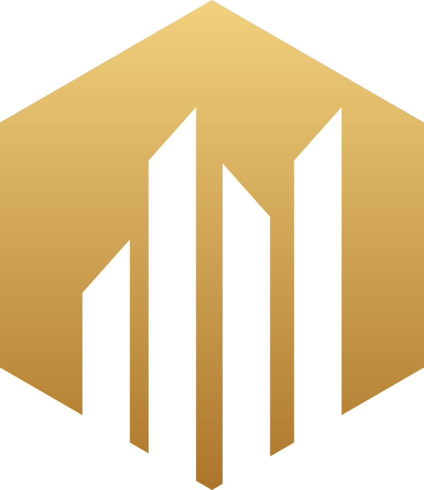 Modern real estate and construction logo png