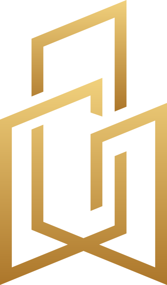 Modern real estate and construction logo png