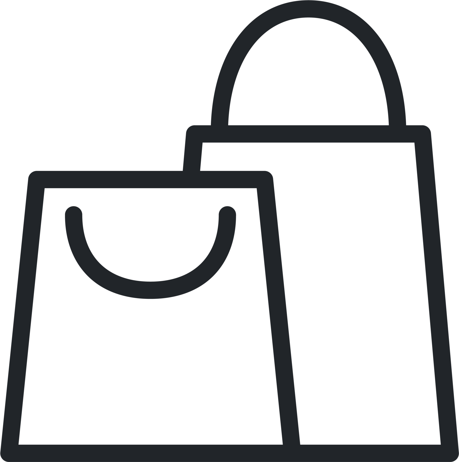 Shopping bag outline icon. 19898075 PNG