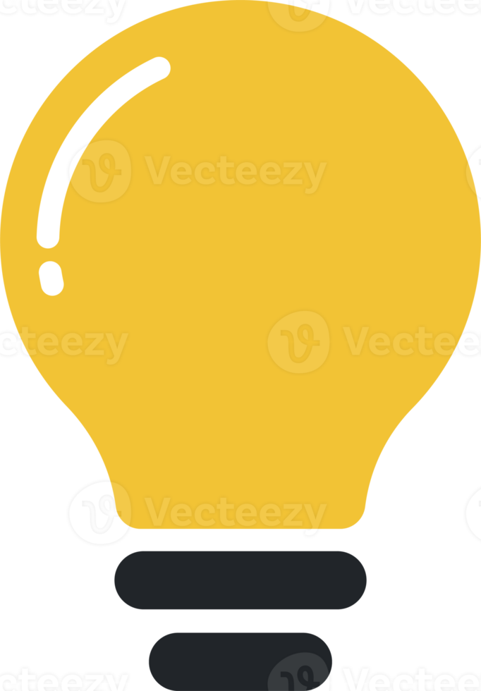 Yellow Light Bulb Icon. png