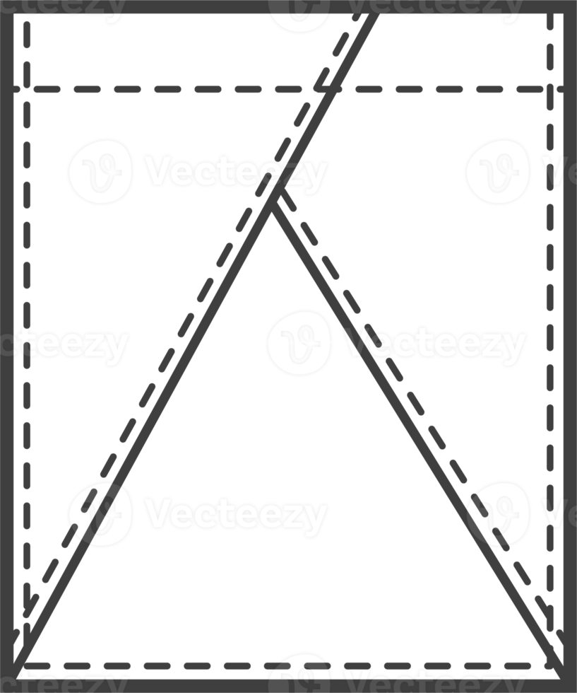 zak- lapje. element voor uniform of gewoontjes stijl kleren, jurken en overhemden. schets illustratie png