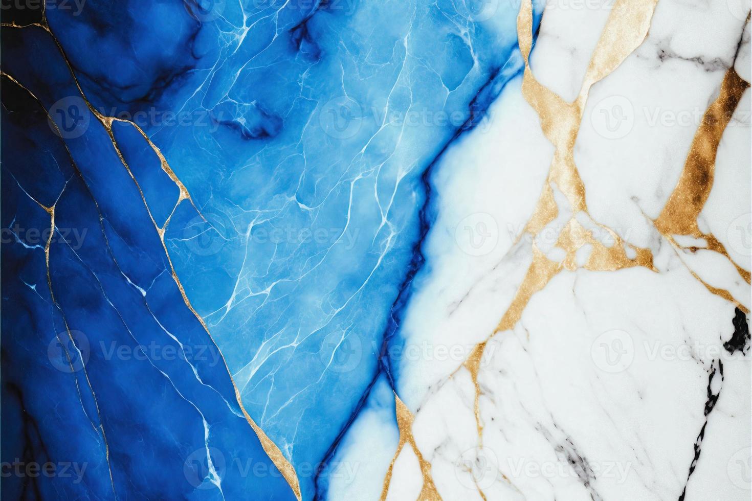 Blue and white marble top