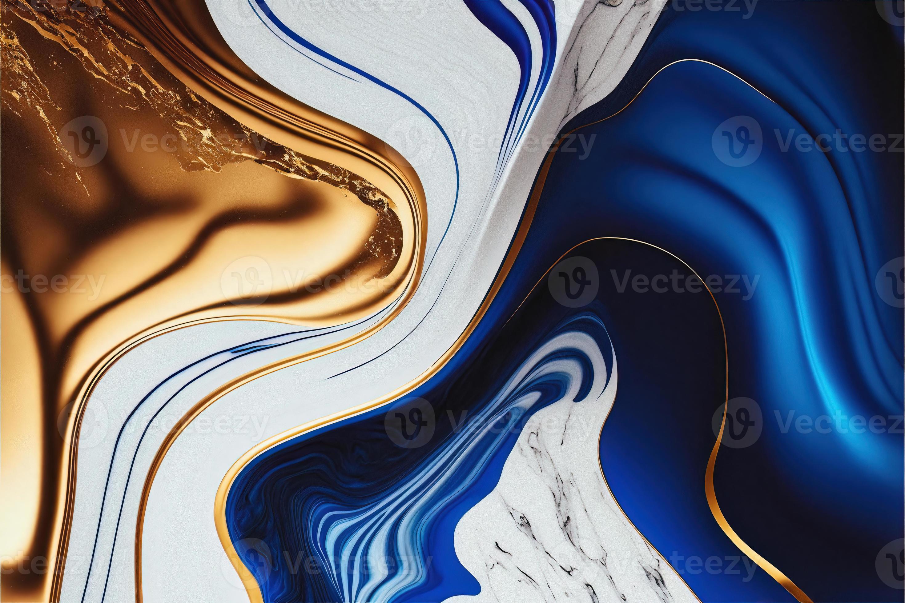 Gold white blue outlet