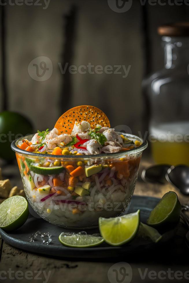 Ceviche High-quality images showcase this beloved traditional dish in all its glory, from classic street food to gourmet styles. Perfect for cookbooks, food blogs, menu photo