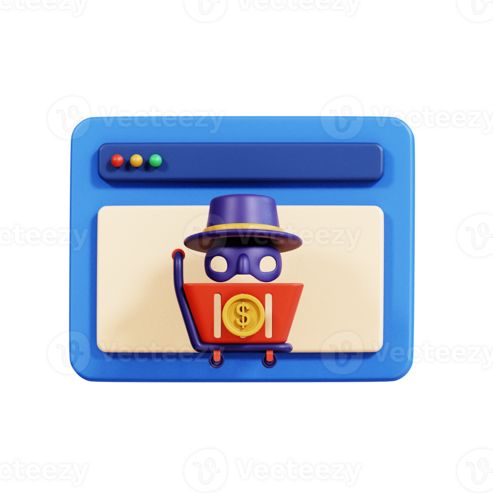 Deep Web 3D Icon png