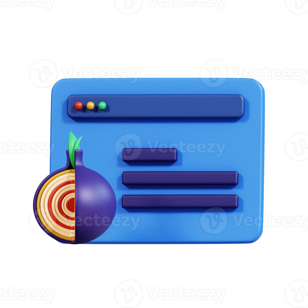 Deep Web 3D Icon png