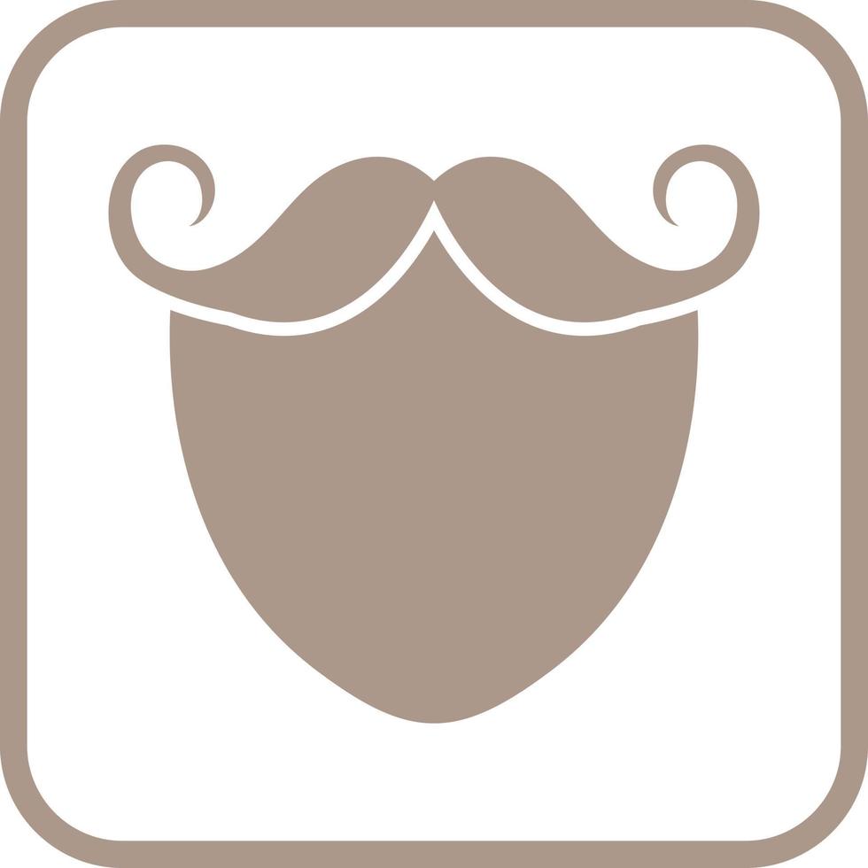 Beard and Moustache Vector Icon