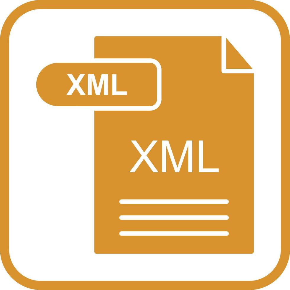 XML Vector Icon