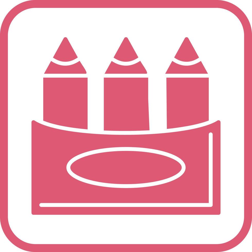 Crayons Vector Icon
