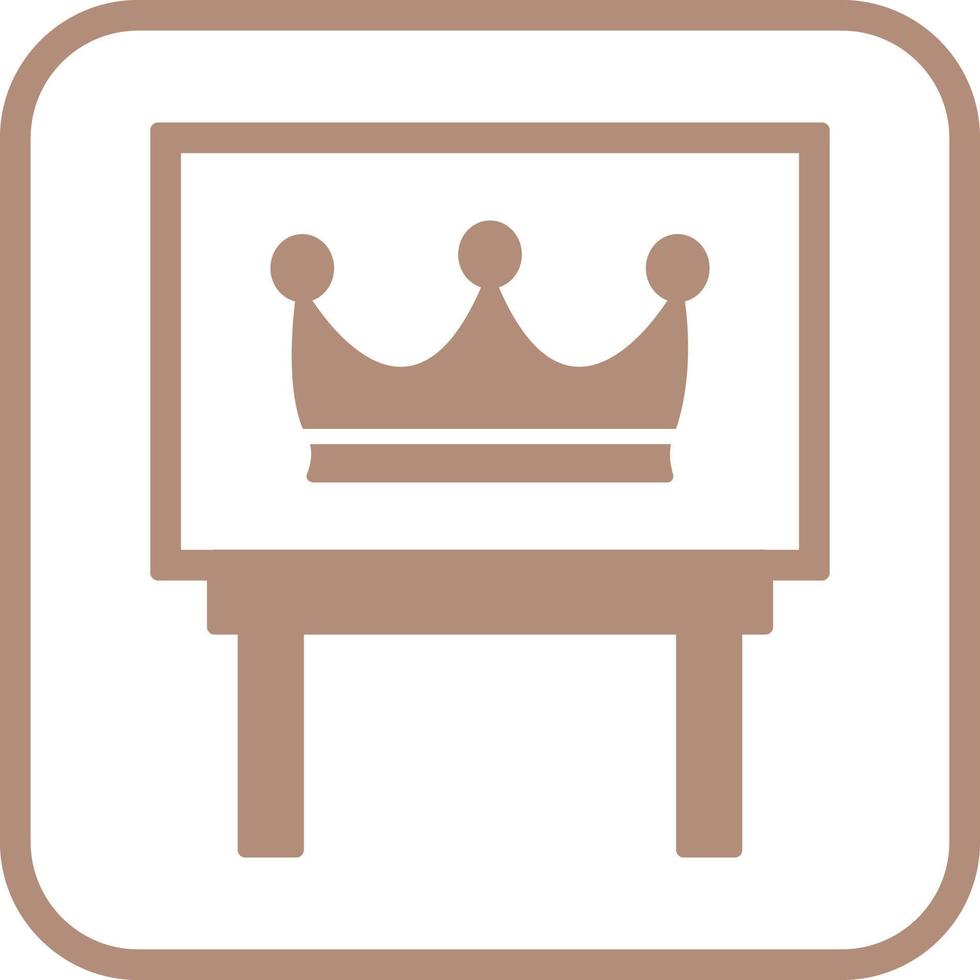 Crown Exhibit Vector Icon