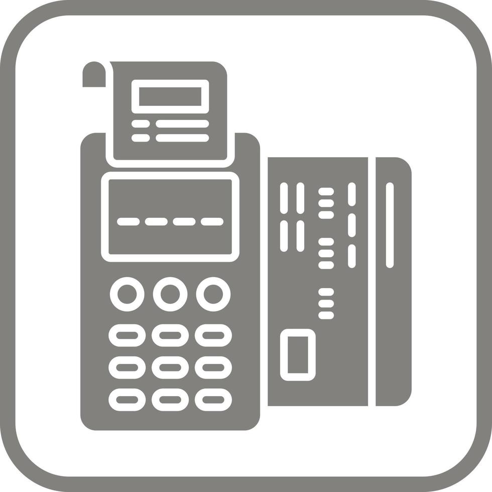 Pos Terminal Vector Icon