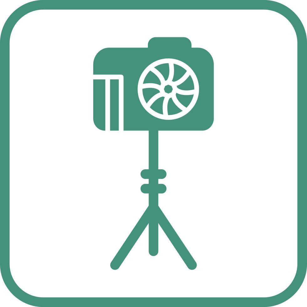 Unique Camera Stand Vector Icon