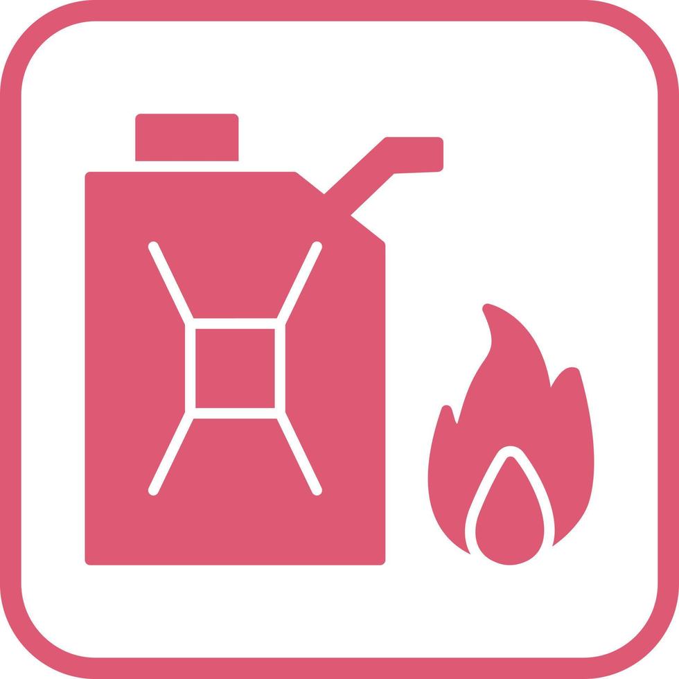 Unique Fuel to Fire Vector Icon