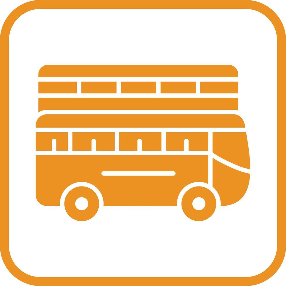 Double Bus Vector Icon
