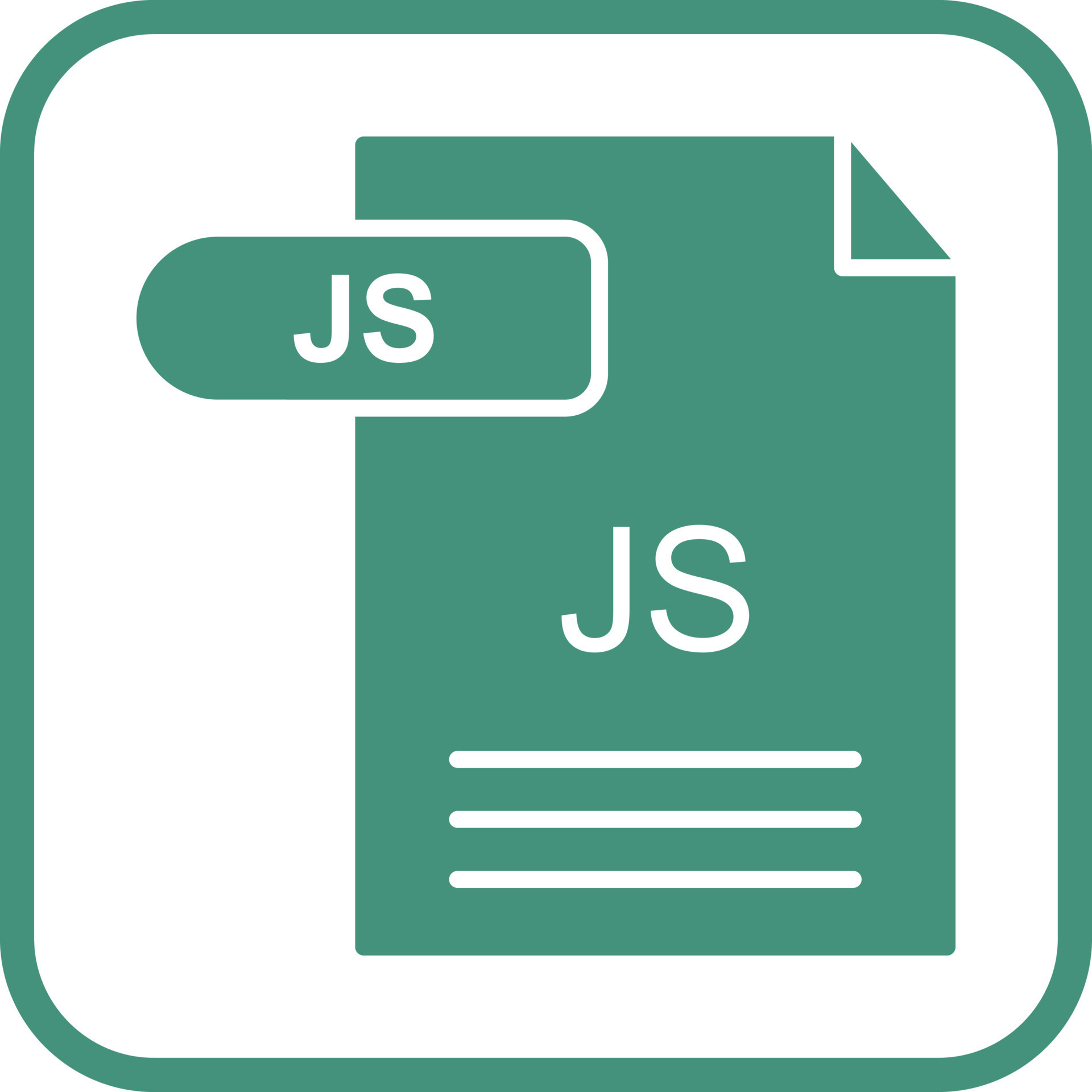 JS Vector Icon 19899249 Vector Art at Vecteezy