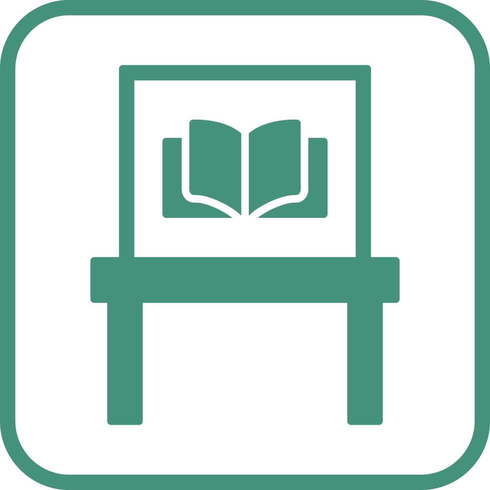 Ancient Book Exhibit Vector Icon