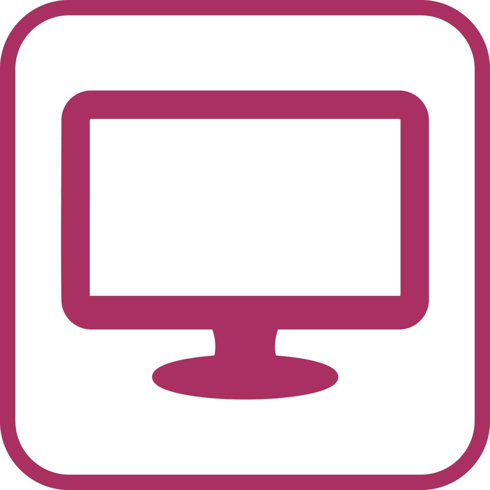 Monitor Vector Icon