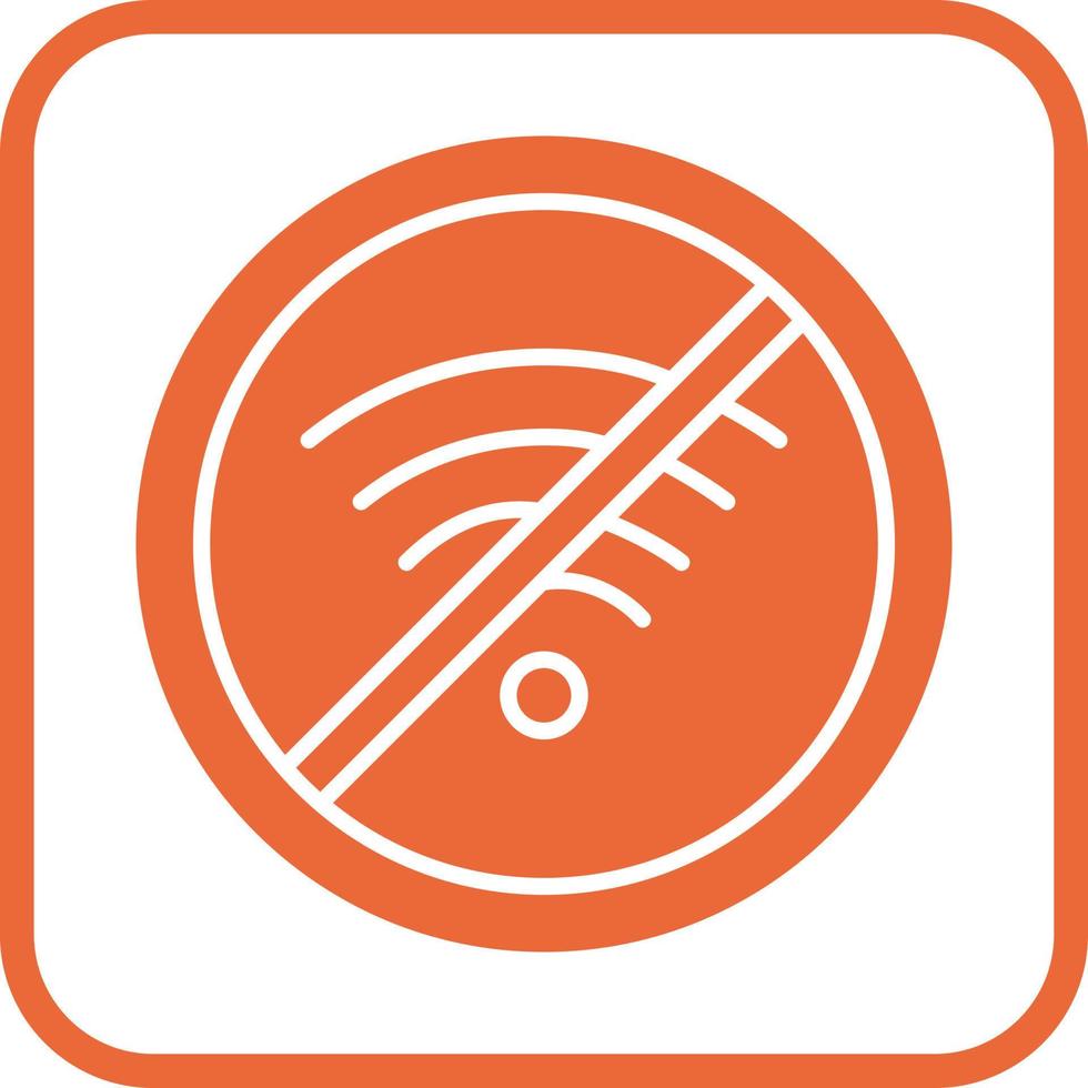 No Wifi Vector Icon