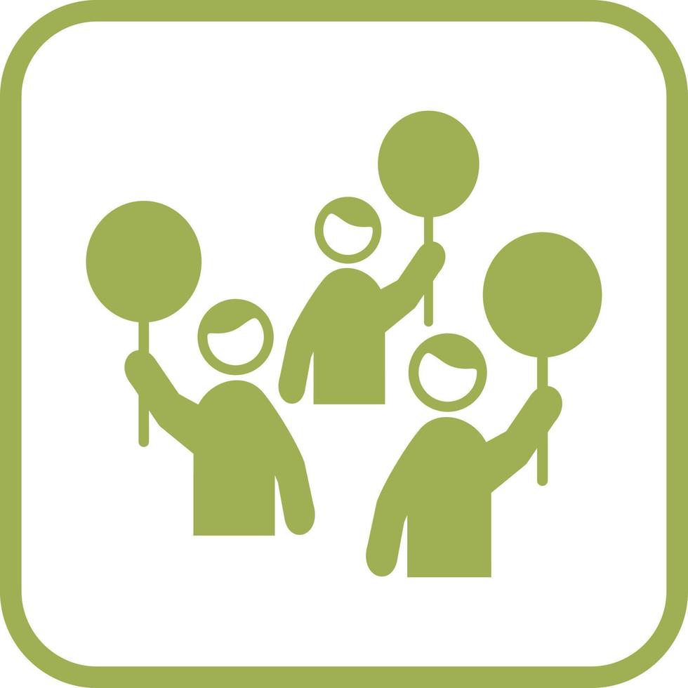 Protest Vector Icon