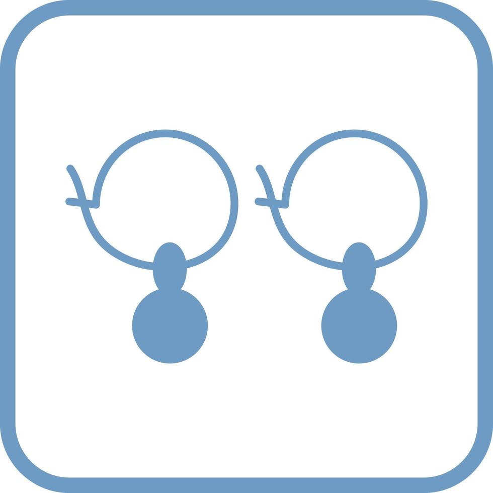 Earrings Vector Icon