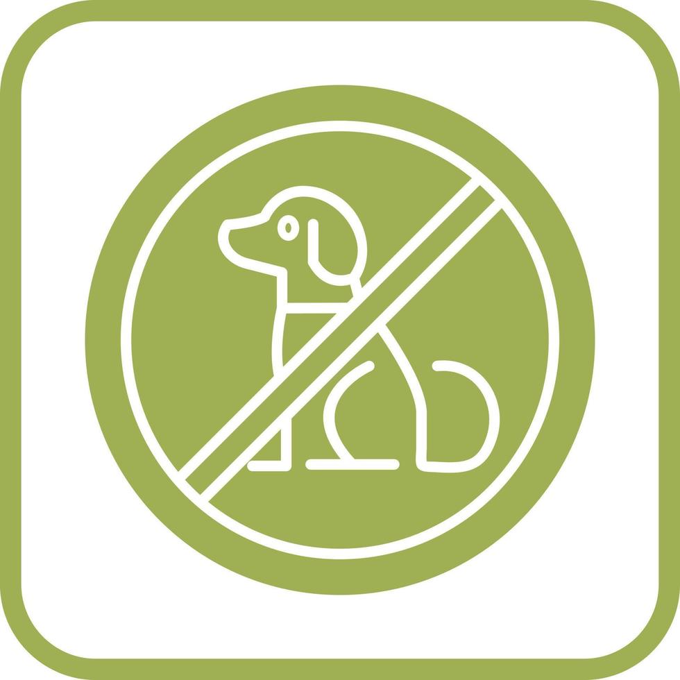 No Pets Vector Icon
