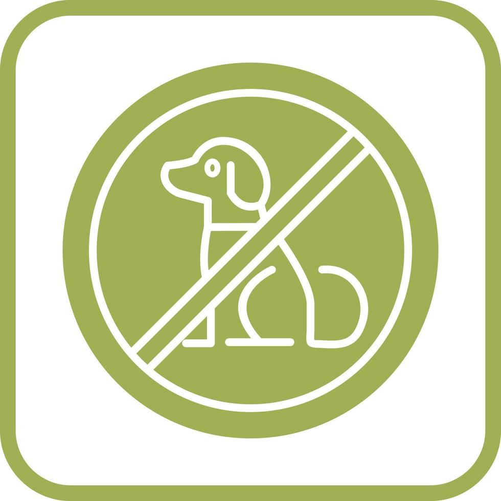 No Pets Vector Icon