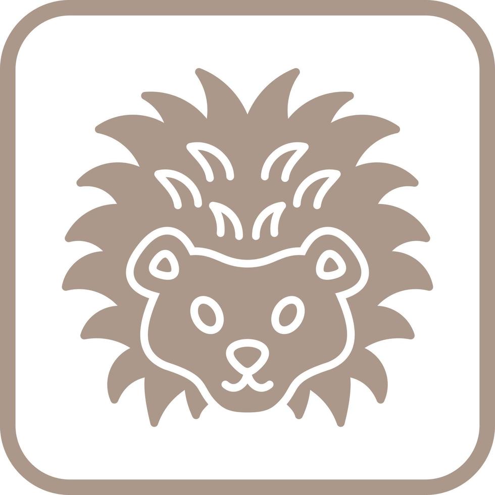 Hedgehog Vector Icon