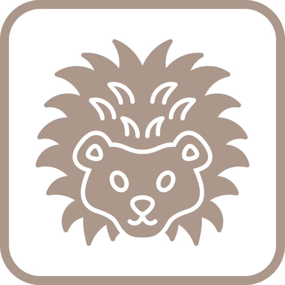 Hedgehog Vector Icon