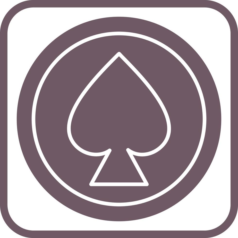 Unique Spade Vector Icon