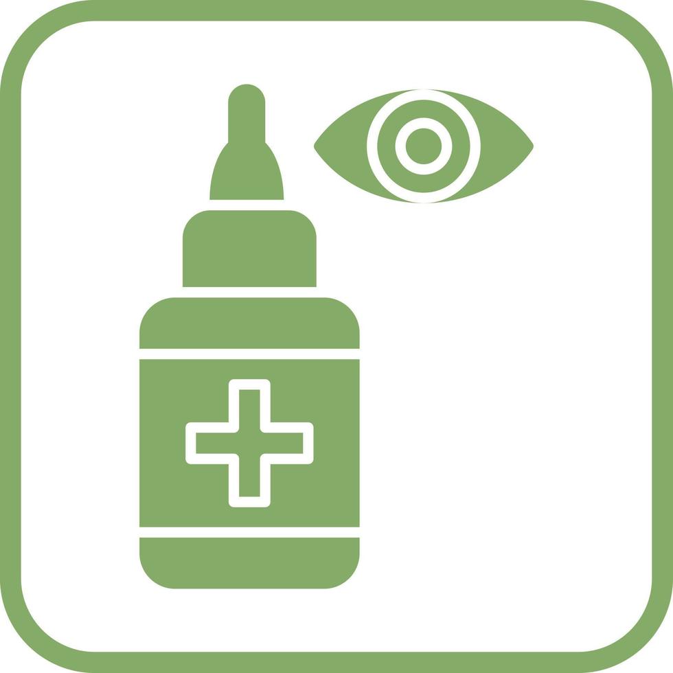 Eye Drop Vector Icon